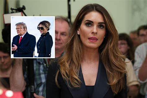 melania hicks|Hope Hicks Reveals Donald Trump's Mindset About Melania.